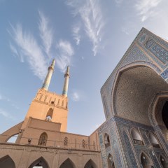 بخشی از معماری مسجد جامع یزد