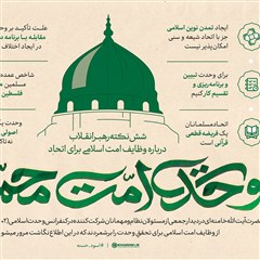 اطلاع‌نگاشت | توصیه های رهبر انقلاب درباره وظایف امت اسلامی برای تحقق وحدت