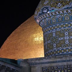 بخشی از بنای مرقد مطهر حضرت عبدالعظیم علیه السلام