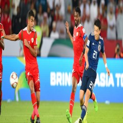 رقابتی سخت بین بازیکنان ژاپن و عمان