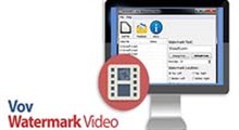 دانلود VovSoft Vov Watermark Video v1.5 - نرم افزار اضافه کردن واترمارک های متنی به فیلم