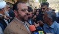حضور معاون روحانی در مناطق زلزله‌زده مسجدسلیمان