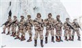 یگان‌های ویژه سپاه در حال رزم در برف!