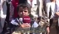 جملات حماسی کودک یمنی خطاب به آمریکا و اسرائیل