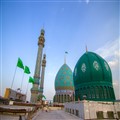 گنبد و گلدسته مسجد مقدس جمکران