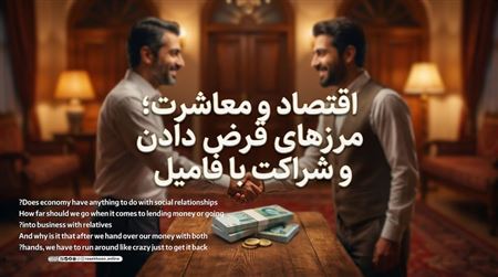 اقتصاد و معاشرت؛ مرزهای قرض دادن و شراکت با فامیل