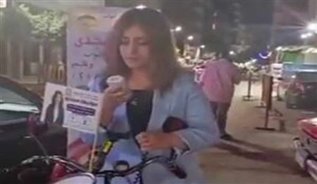 تبلیغات انتخاباتی با دوچرخه!