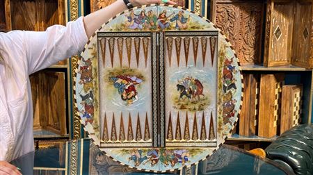 تخته ‌نرد خاتم؛ وقتی هنر اصیل ایرانی با یک بازی قدیمی گره می‌خورد