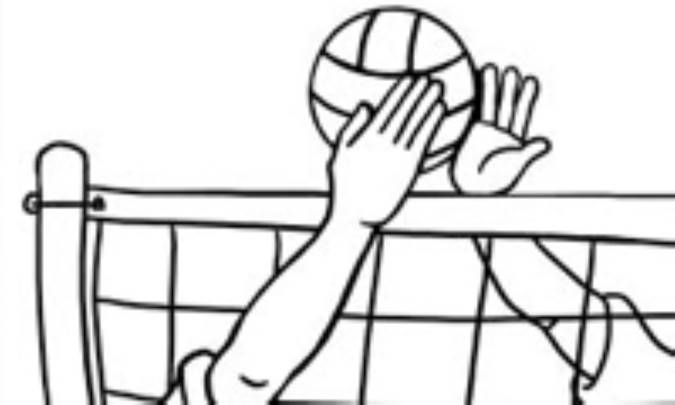 والیبال، تعامل توپ و تور