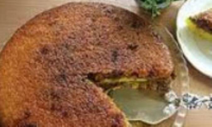 مقلوبة البادنجان ( ته چین بادنجان )