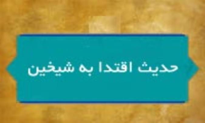 تأمّلي در متن و دلالت حديث اقتدا به شيخين