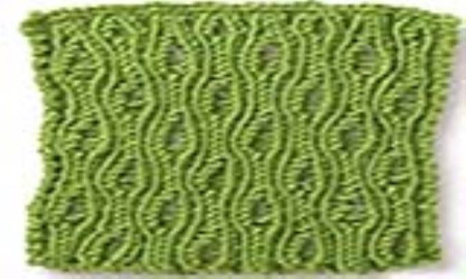drop stitch pattern الگوی کوک قطره ای یا