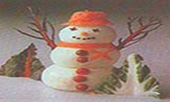 آدم برفی شلغمی