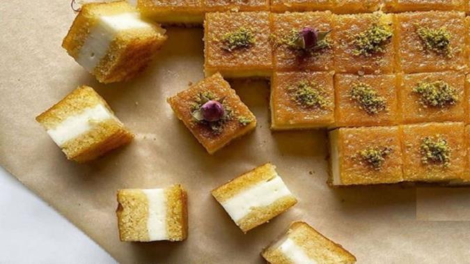 کیک باقلوا (میان پر)
