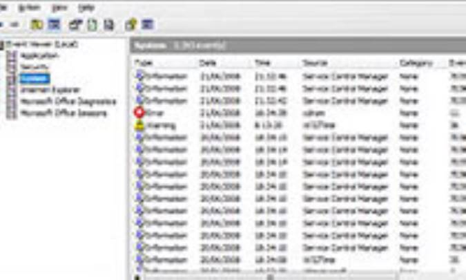 رفع اشکال ويندوز 7 با فايل هاي Log و برنامه ي Event Viewer(1)