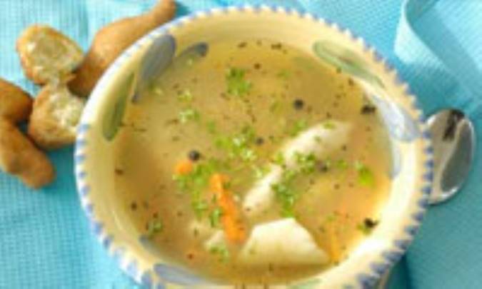 سوپ ماهی آمور(روش ایرانی)