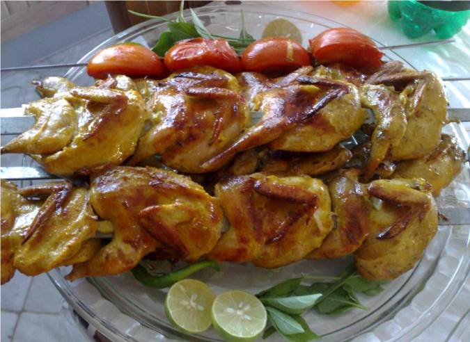 دستور پخت مرغ کبابی ایرانی
