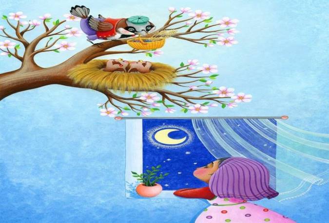 گنجشک و بابا