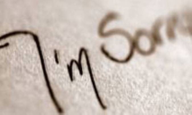 آداب معذرت‌خواهي