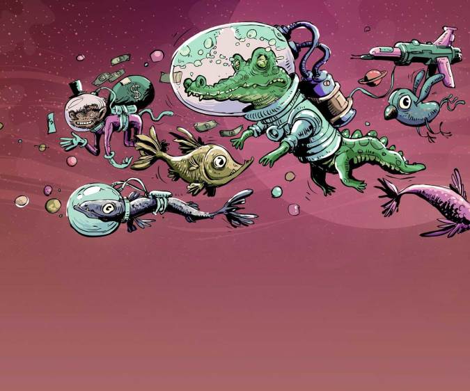 تمساح ها به فضا نمی روند!