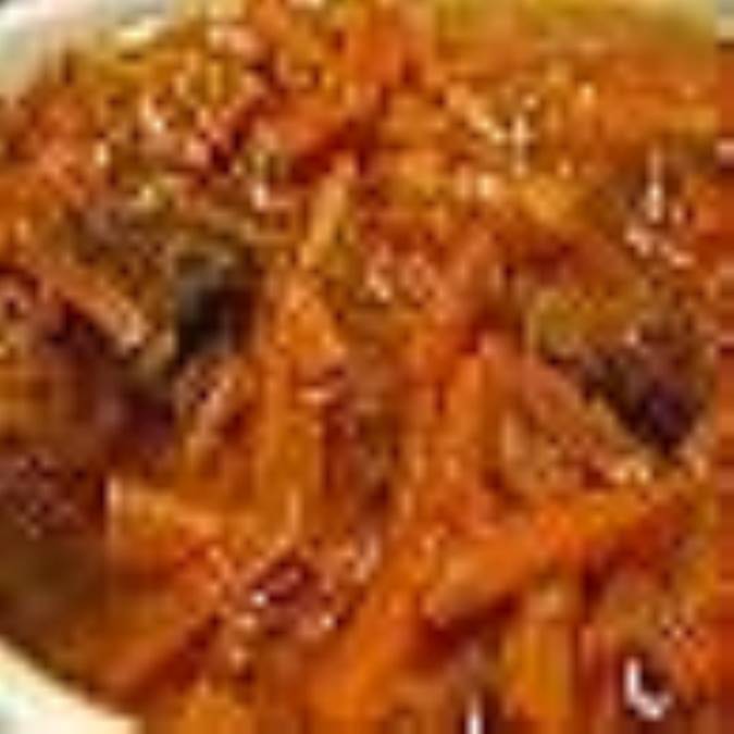 خورش هويج و پودر بادام
