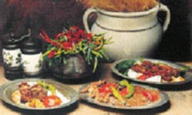 کاکا با آرد گندم(غذای گیلانی)