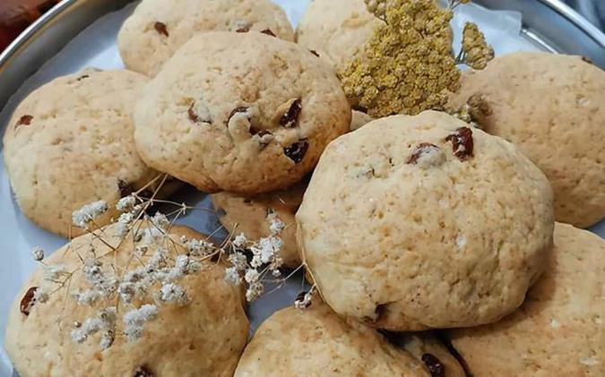 طرز تهیه کلوچه جو دو سر با چند روش