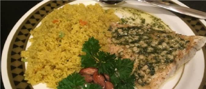 باس دریایی (خارماهی) کبابی