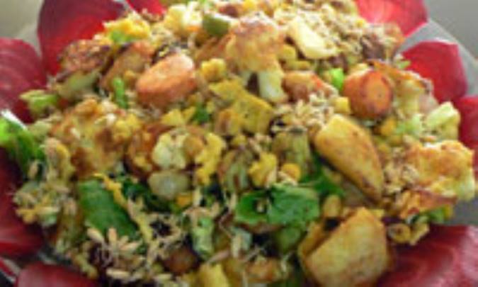سالاد مرغ و آووکادو