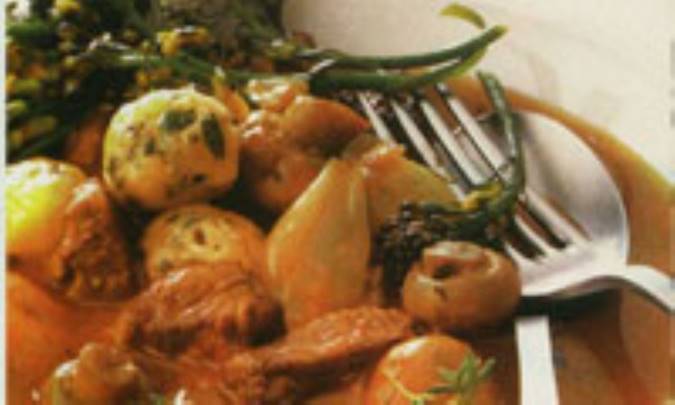 خوراک گوشت و سبزيجات