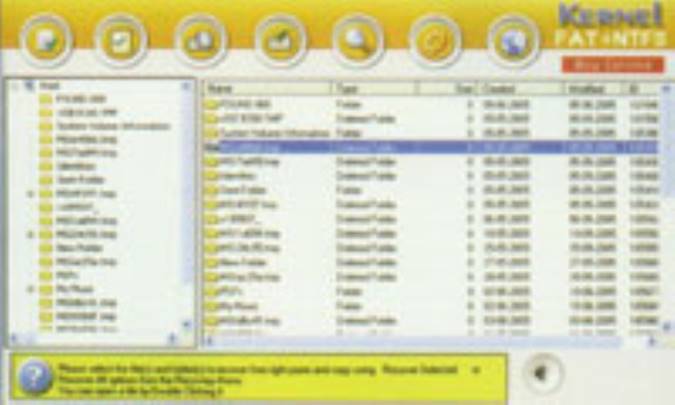 بازيابي اطلاعات با ابزار Kernel for FAT and NTFS