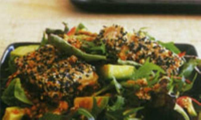 سالاد توفو کنجدي 