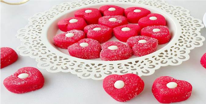 دستور پخت شیرینی قلبی