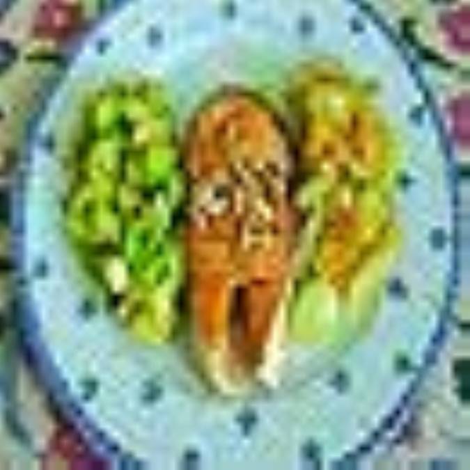 ماهي سوخاري با سس‌ليمويي 