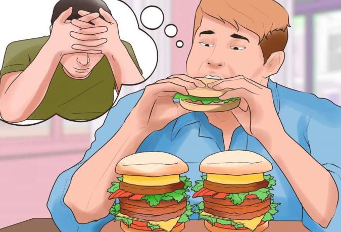 آن‌قدر نخور که منفجر شوی