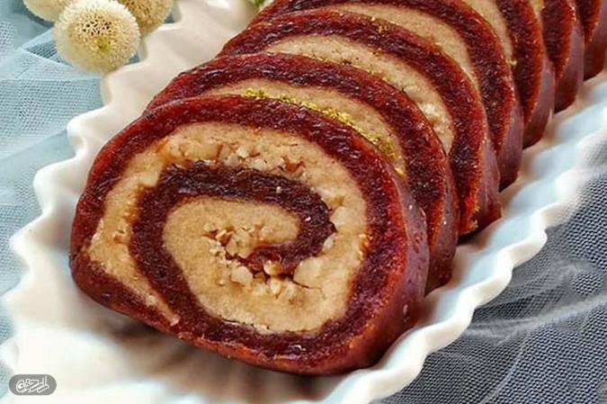 طرز تهیه خرما رولتی