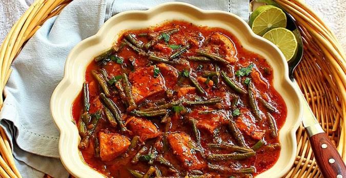 طرز تهیه انواع خوراک لوبیا سبز