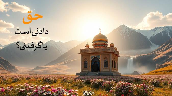 فراتر از دوراهی: نگاه جامع اسلام به مسئله حق (دادنی و گرفتنی)