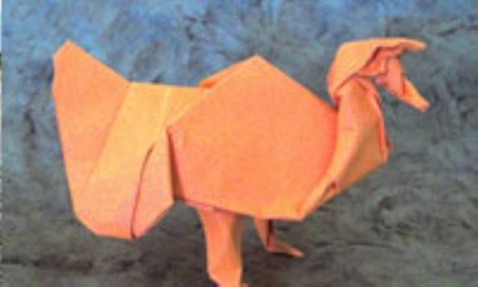 اریگامی بوقلمون