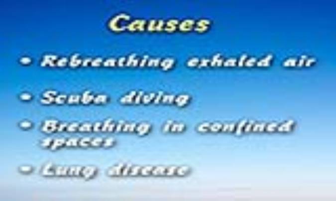 مسمومیت با دی اکسید کربن