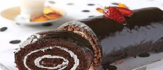 نحوه درست کردن رول کیک و بستنی