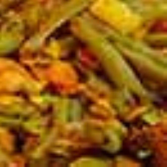 خوراک لوبيا سبز