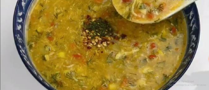 طرز تهیه سوپ مرغ و سبزیجات