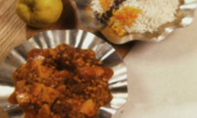 خورش به وآلو