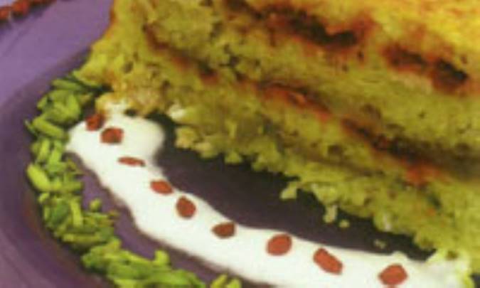 ته چين بادمجان و مرغ