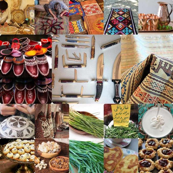 سوغاتی و صنایع دستی معروف و قشنگ زنجان