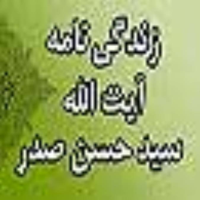 زندگی نامه ی آیت الله سيد حسن صدر رحمت الله علیه