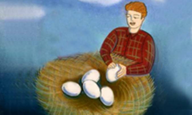 تخم‌مرغ دزد، شتر دزد مي‌شود