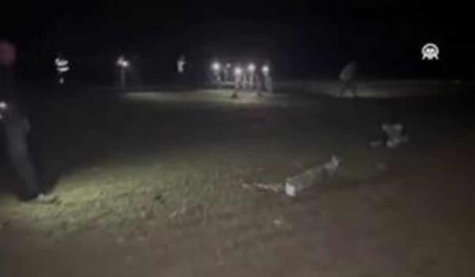 تصاویری از محل سقوط هواپیمای رئیس ستاد ارتش لیبی