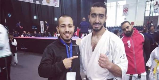 اقدام تحسین برانگیز کاراته‌کا لبنانی؛ مبارزه علیه رژیم صهیونیستی روی سکوی قهرمانی